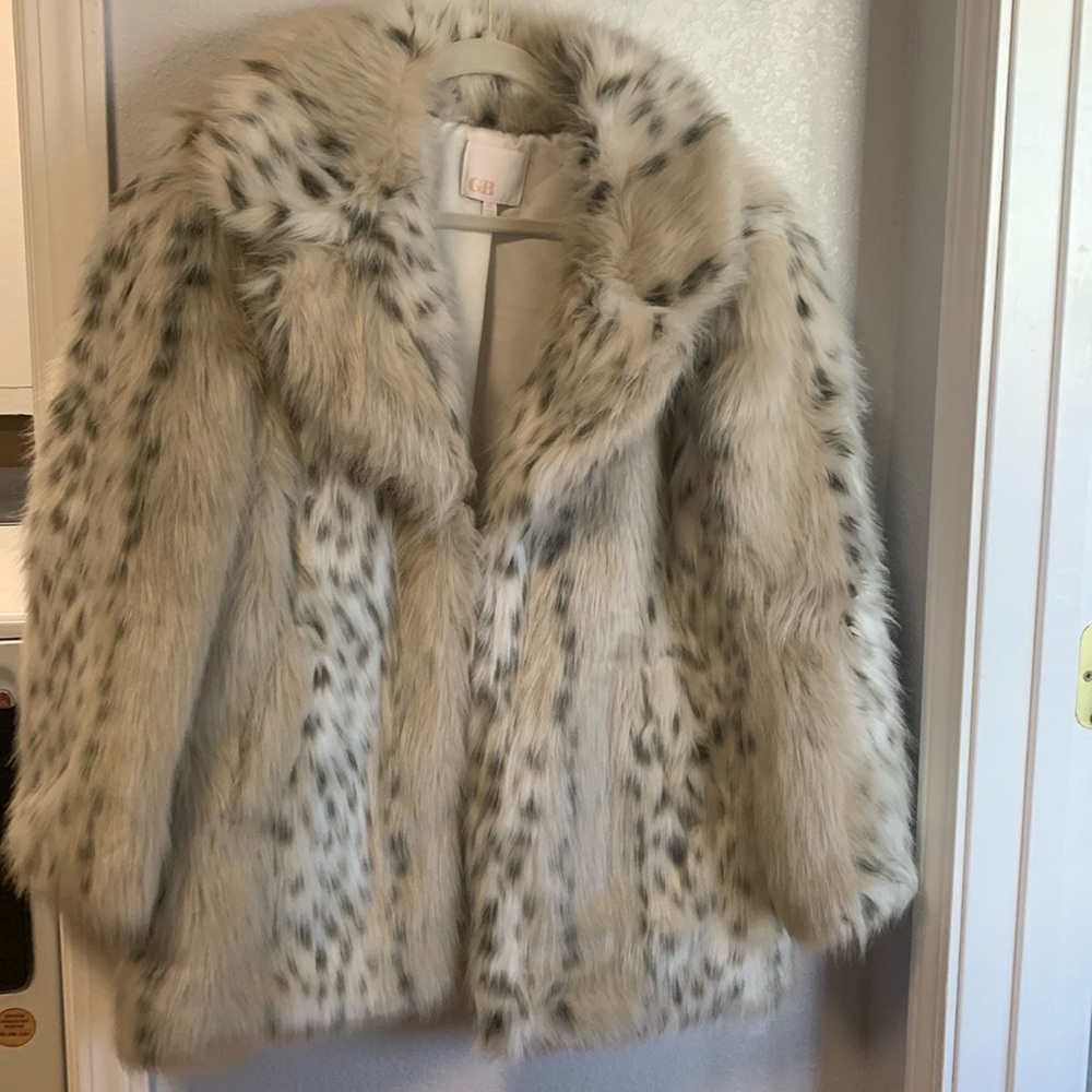 Faux fur coat